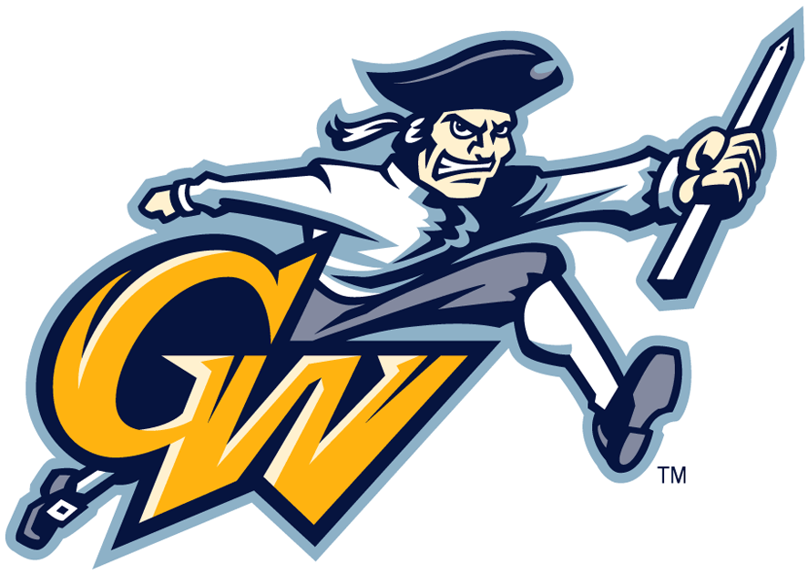 George Washington Colonials 1997-2008 Secondary Logo 01 iron on paper